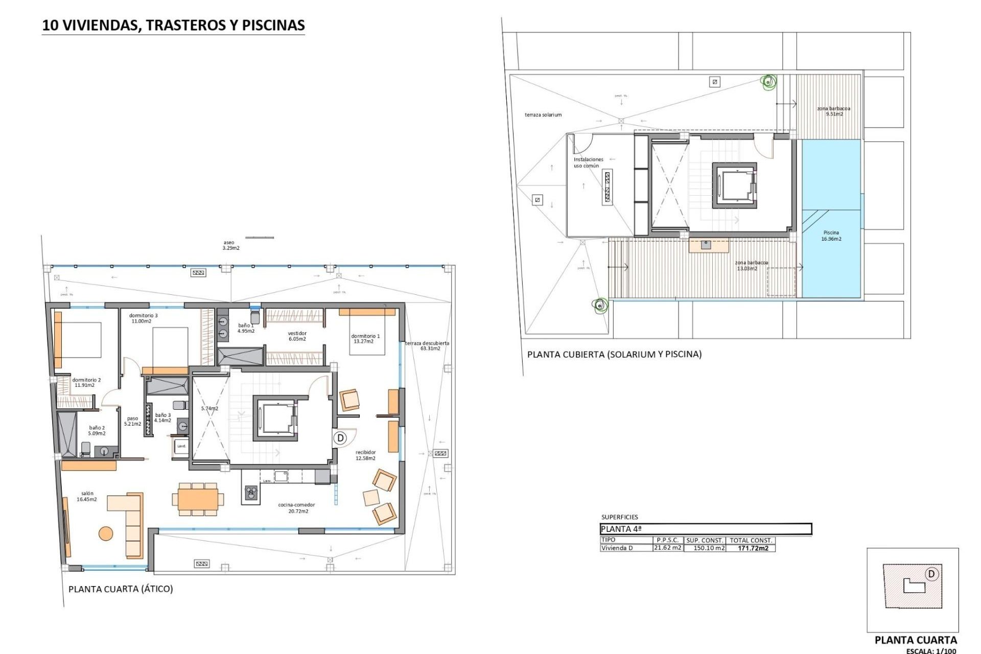 Nieuwbouw  - Penthouse - San Pedro del Pinatar - Lo Pagan