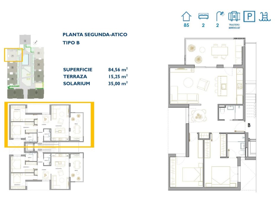 Nieuwbouw  - Penthouse - San Pedro del Pinatar - Pueblo