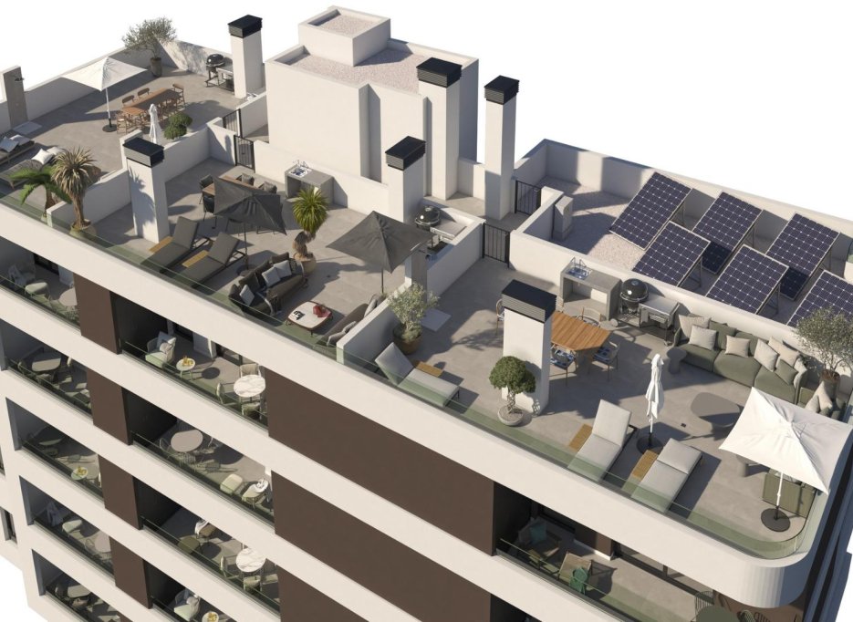 Nieuwbouw  - Penthouse - Santa Pola - pueblo