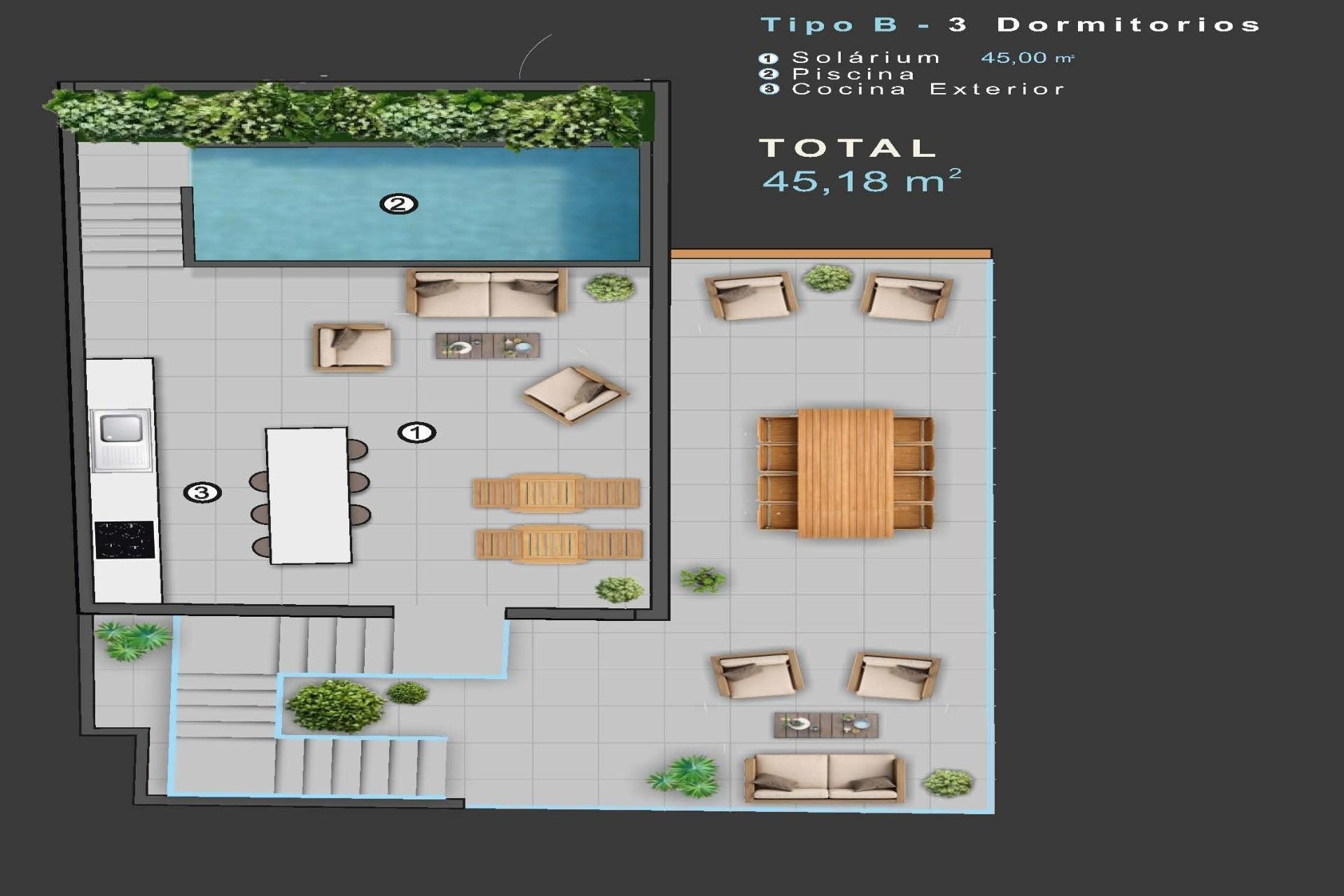 Nieuwbouw  - Penthouse - Torrevieja - Centro