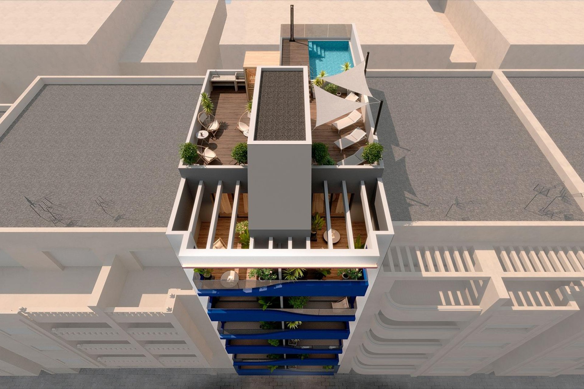 Nieuwbouw  - Penthouse - Torrevieja - Playa del Acequión