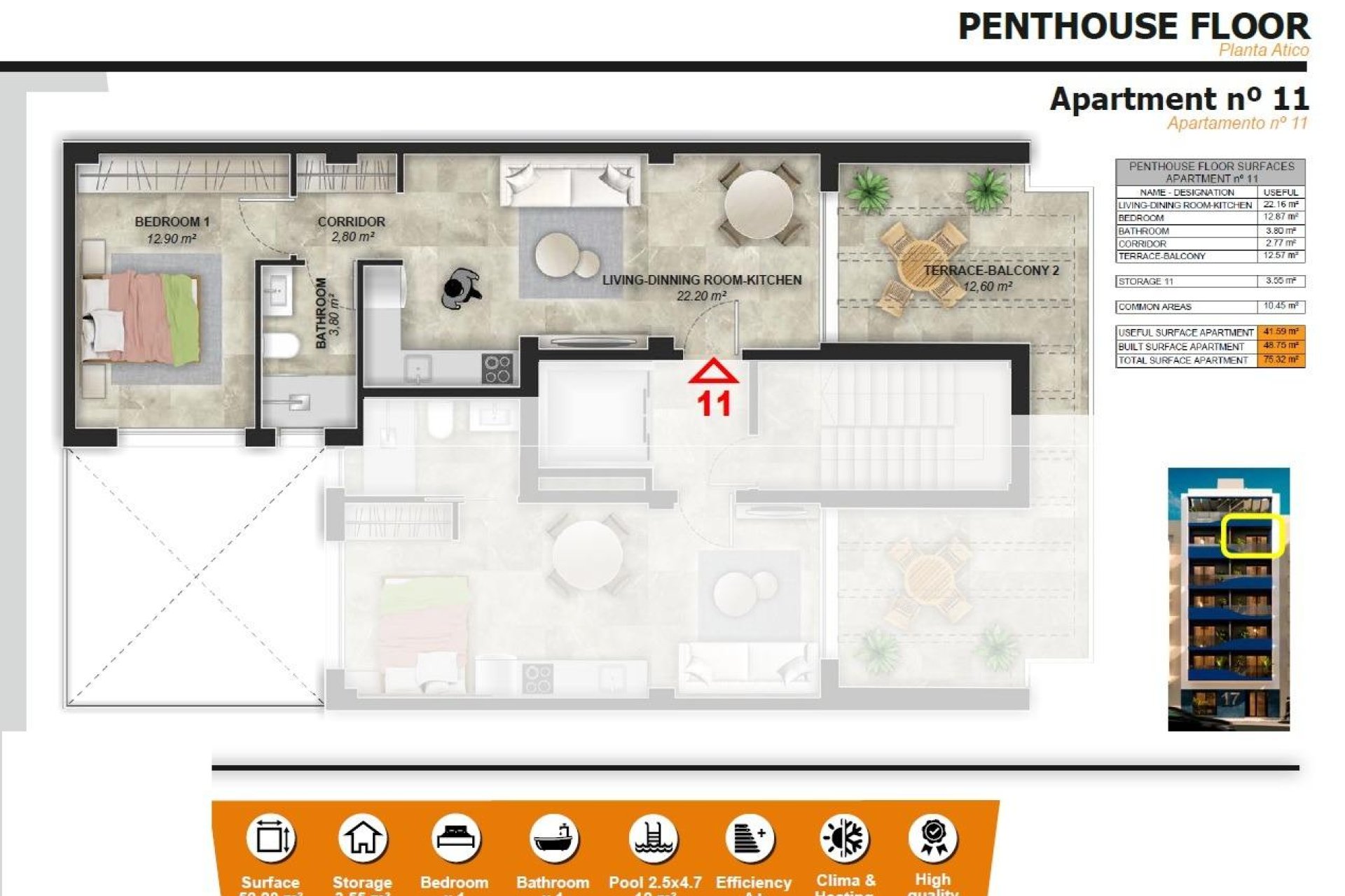 Nieuwbouw  - Penthouse - Torrevieja - Playa del Acequión