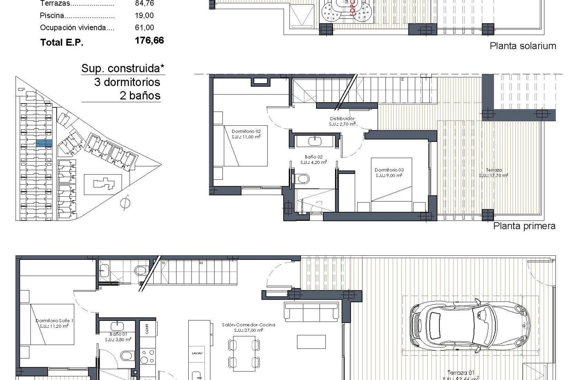 Nieuwbouw  - Quad House - Los Alcazares - Serena Golf