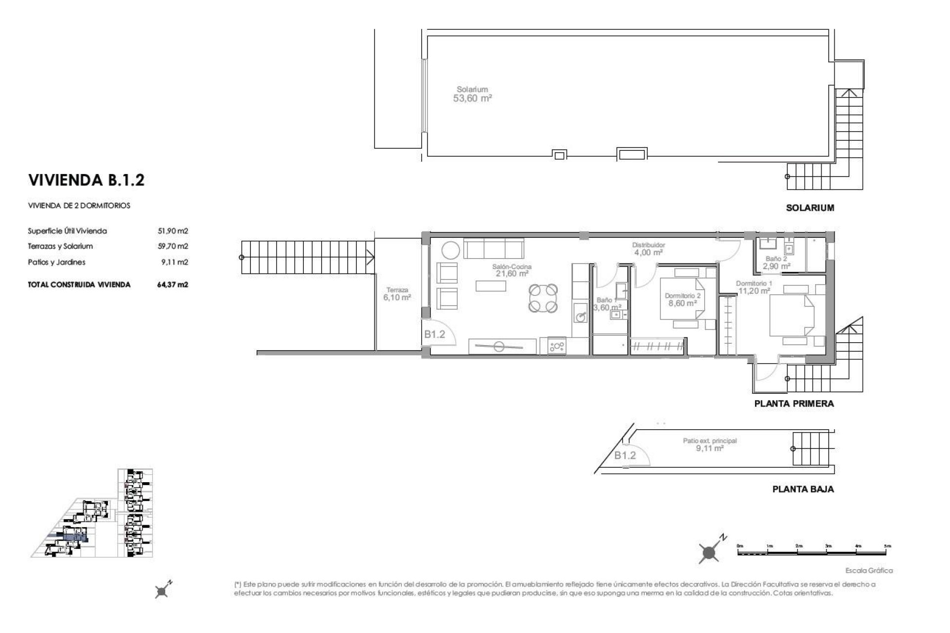 Nieuwbouw  - Top Floor Bungalow - Puerto de Mazarron - Playa Negra