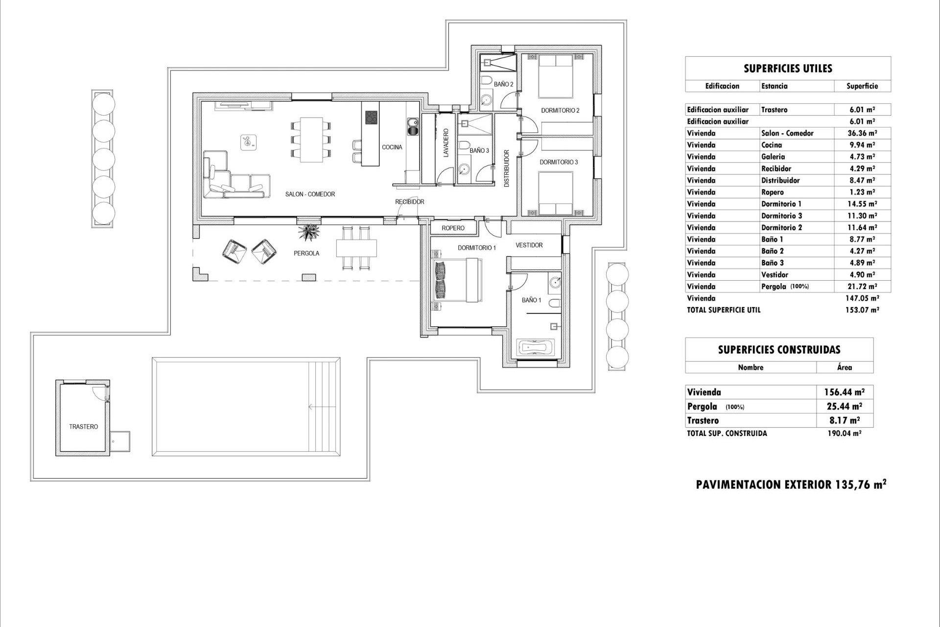 Nieuwbouw  - Villa - Aspe - Poligono 19