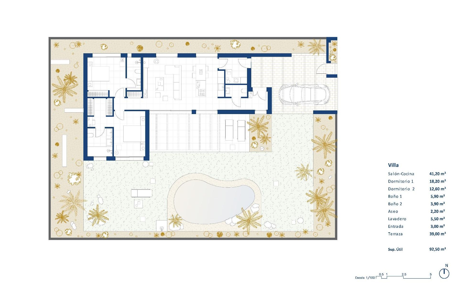 Nieuwbouw  - Villa - Banos y Mendigo - Altaona Golf And Country Village