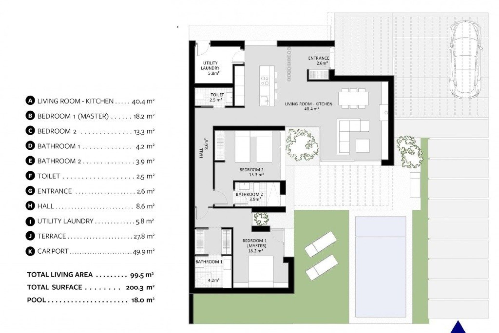 Nieuwbouw  - Villa - Banos y Mendigo - Altaona Golf And Country Village