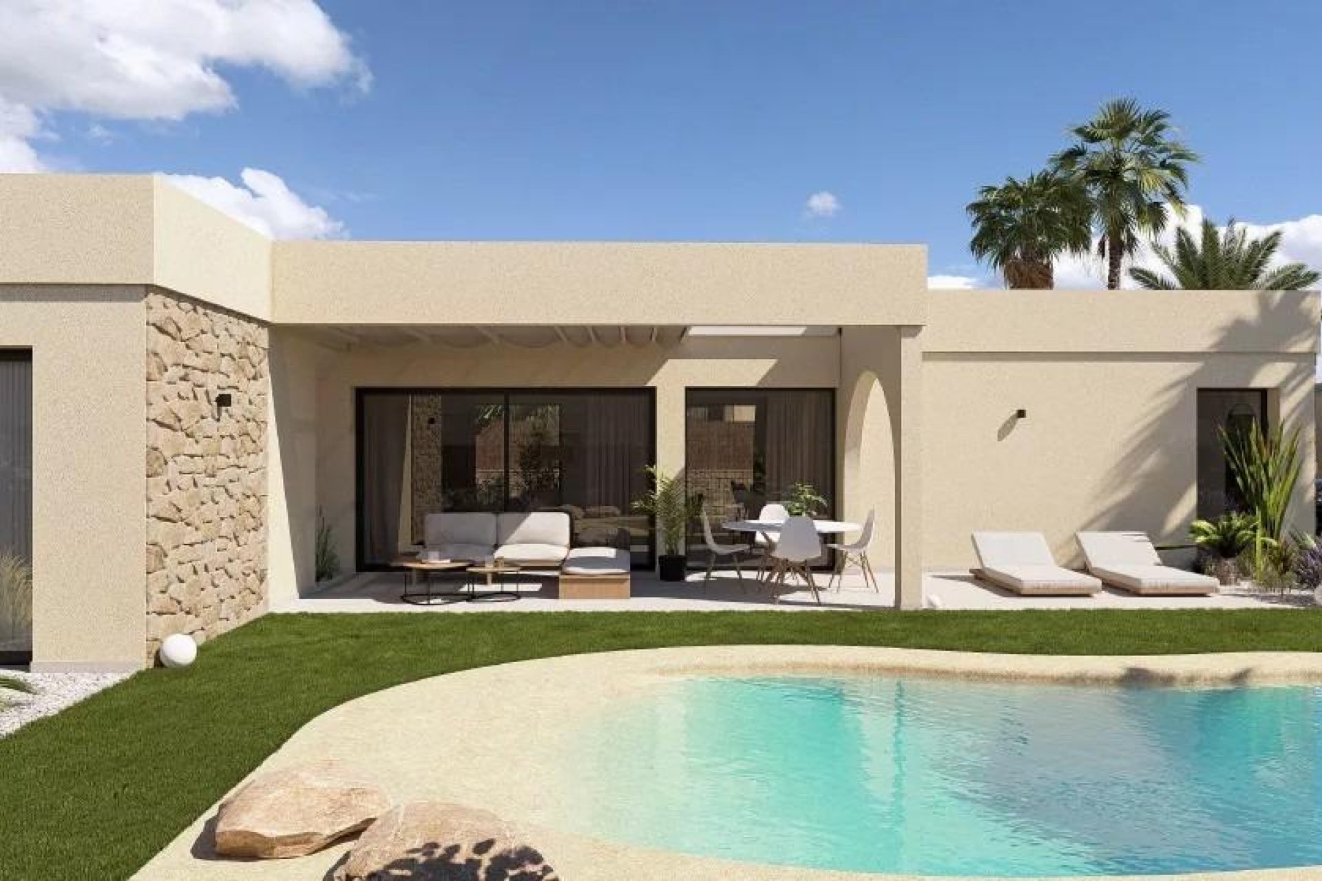 Nieuwbouw  - Villa - Banos y Mendigo - Altaona Golf