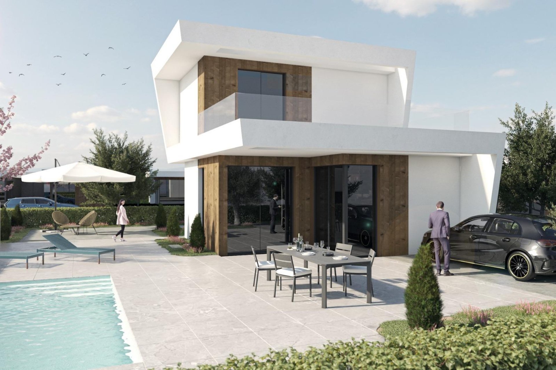 Nieuwbouw  - Villa - Banos y Mendigo - Altaona Golf