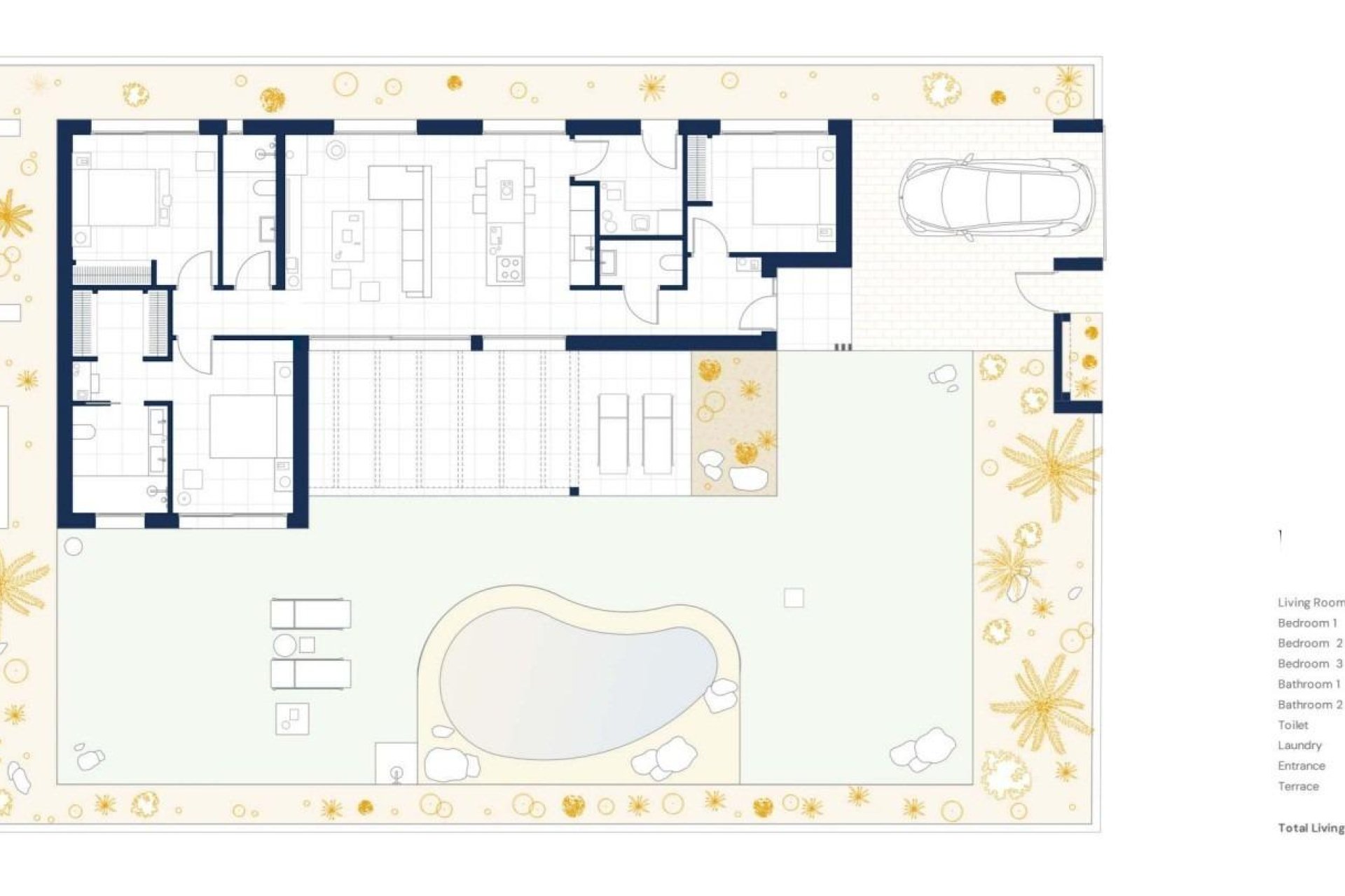 Nieuwbouw  - Villa - Banos y Mendigo - Altaona Golf
