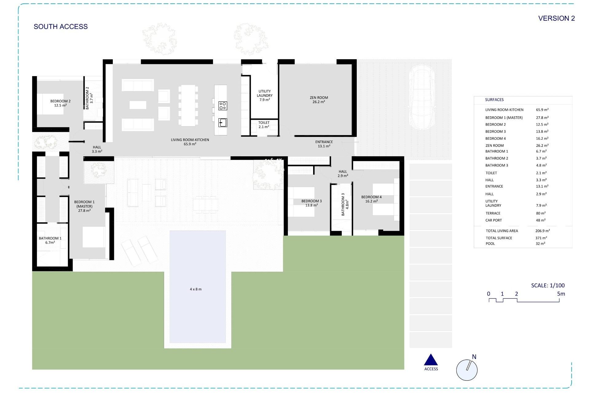 Nieuwbouw  - Villa - Banos y Mendigo - Altaona Golf