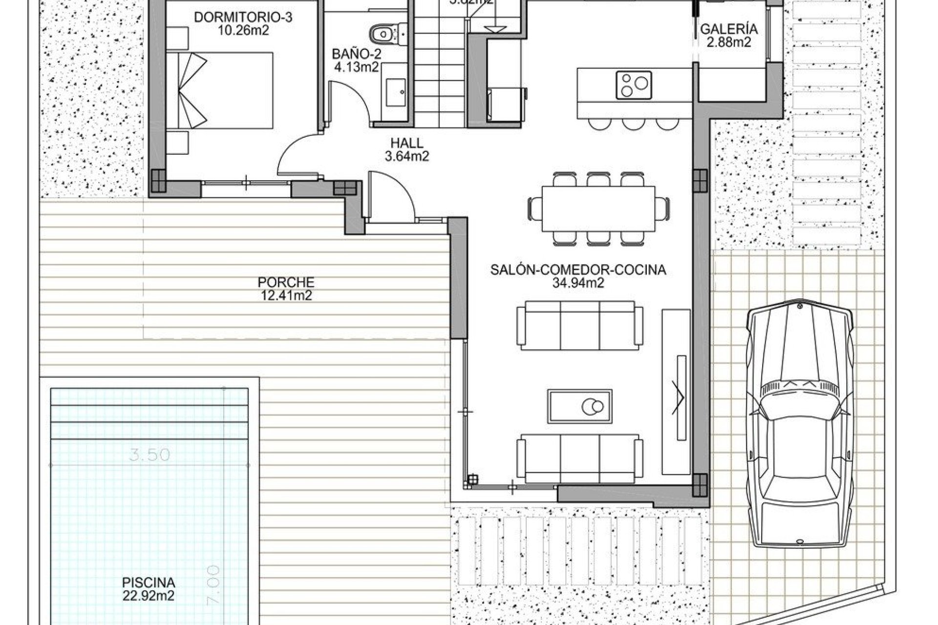 Nieuwbouw  - Villa - Benijofar - Polideportivo