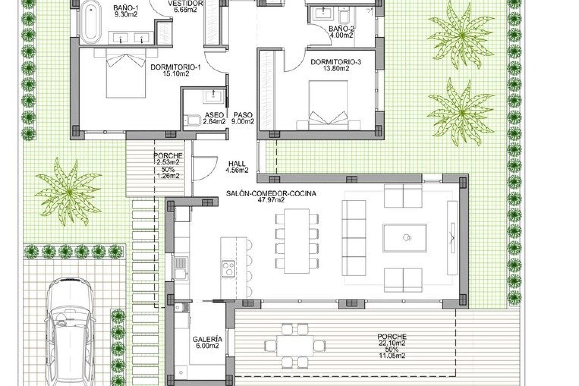 Nieuwbouw  - Villa - Benijofar - Polideportivo