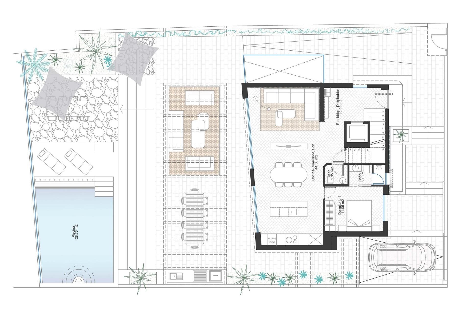 Nieuwbouw  - Villa - Cabo de Palos - Cala Flores