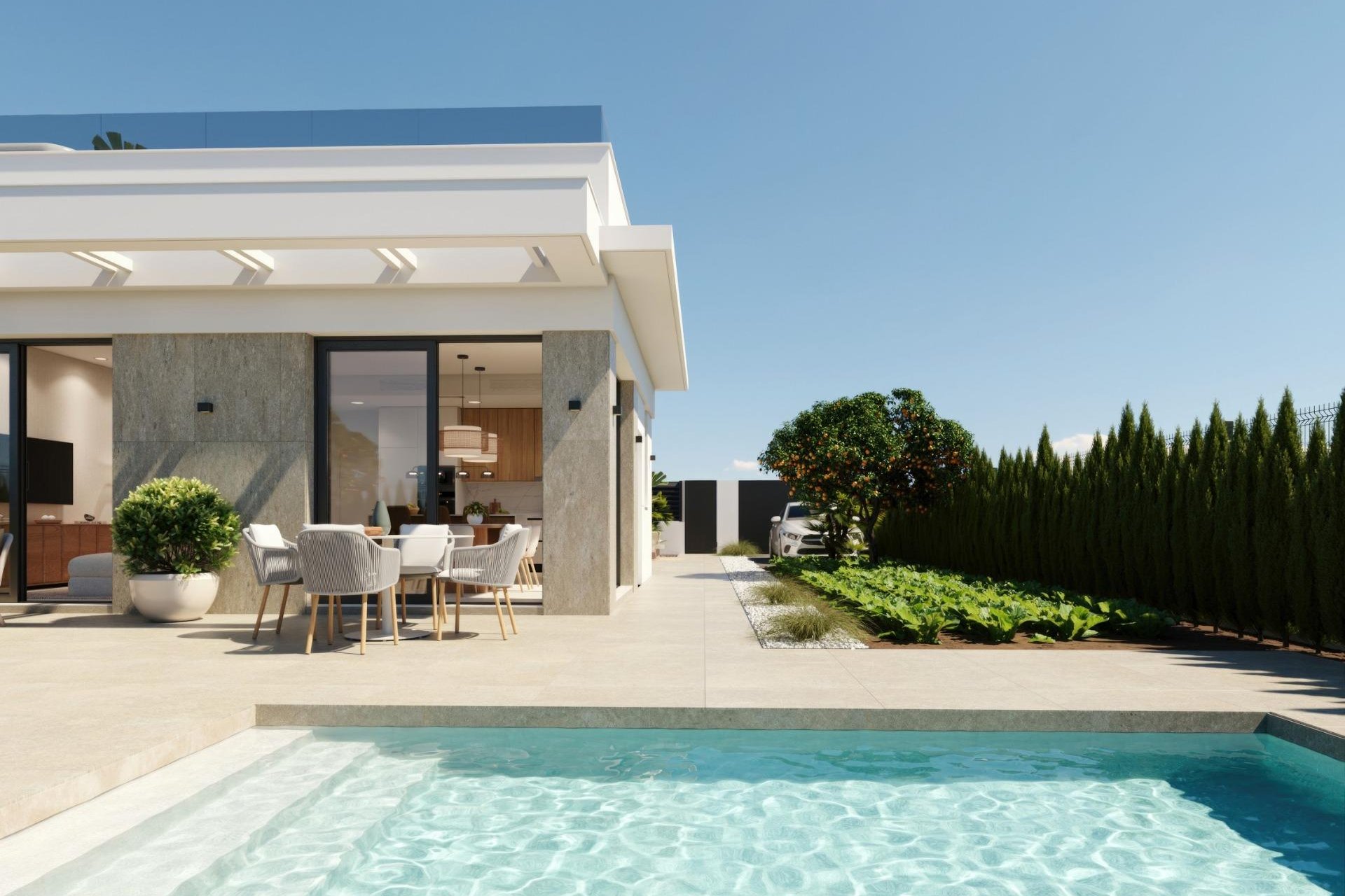 Nieuwbouw  - Villa - Fuente Álamo - Hacienda Del Álamo Golf