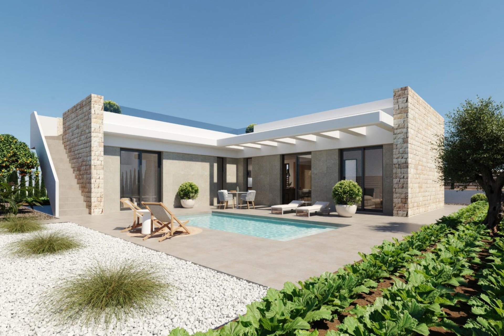 Nieuwbouw  - Villa - Fuente Álamo - Hacienda del Alamo