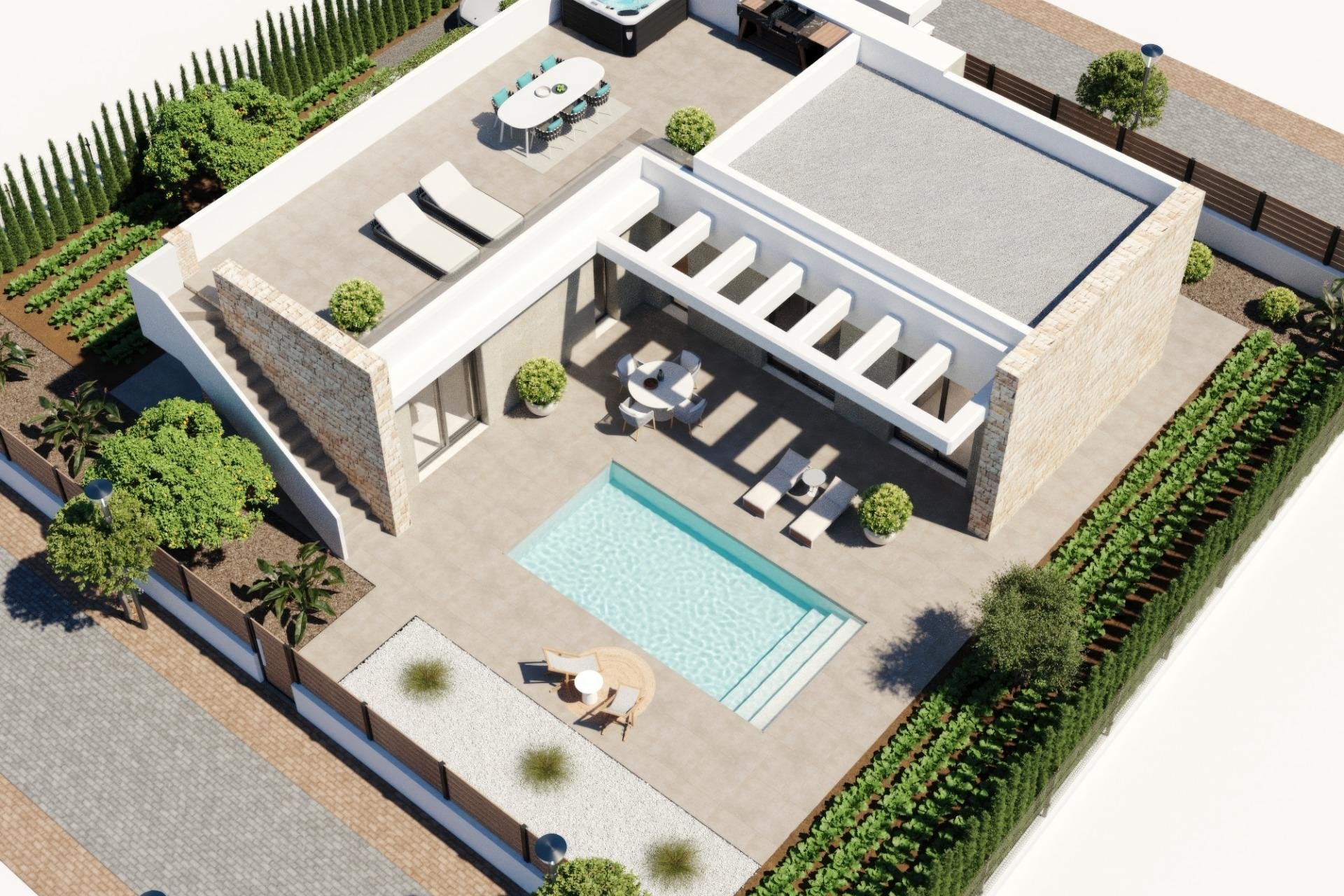 Nieuwbouw  - Villa - Fuente Álamo - Hacienda del Alamo