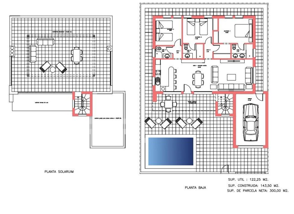 Nieuwbouw  - Villa - Fuente Álamo - La Pinilla