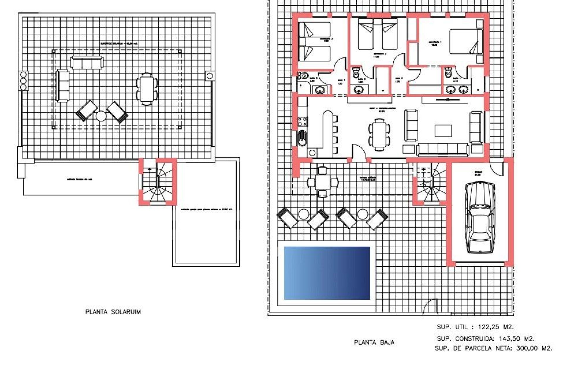 Nieuwbouw  - Villa - Fuente Álamo - La Pinilla