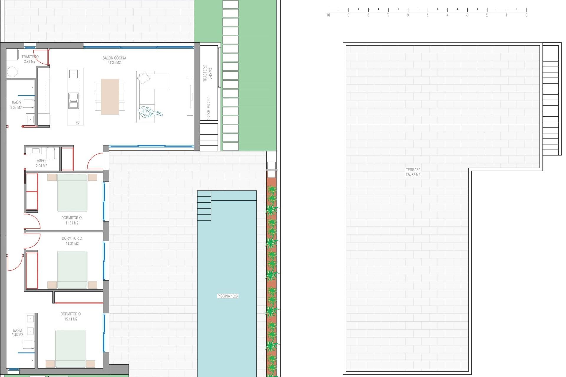 Nieuwbouw  - Villa - Los Alcazares - Serena Golf