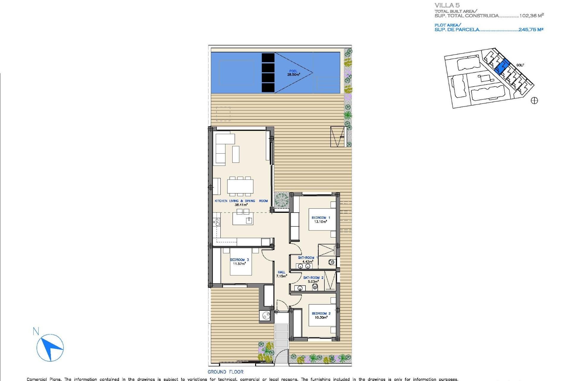 Nieuwbouw  - Villa - Los Alcazares - Serena Golf