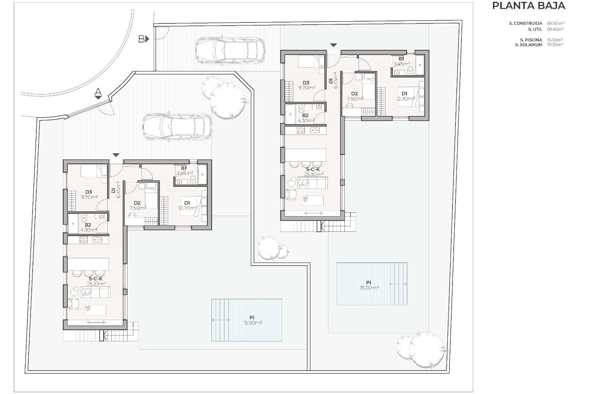 Nieuwbouw  - Villa - Mazarron - Country Club