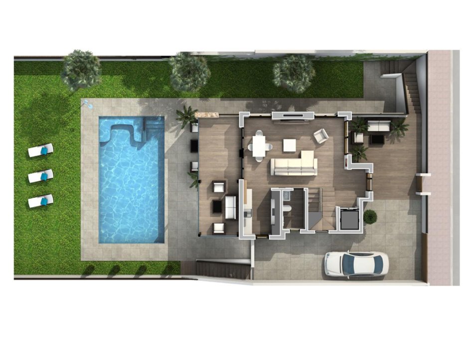 Nieuwbouw  - Villa - Rojales - Golf La Marquesa (Ciudad Quesada)