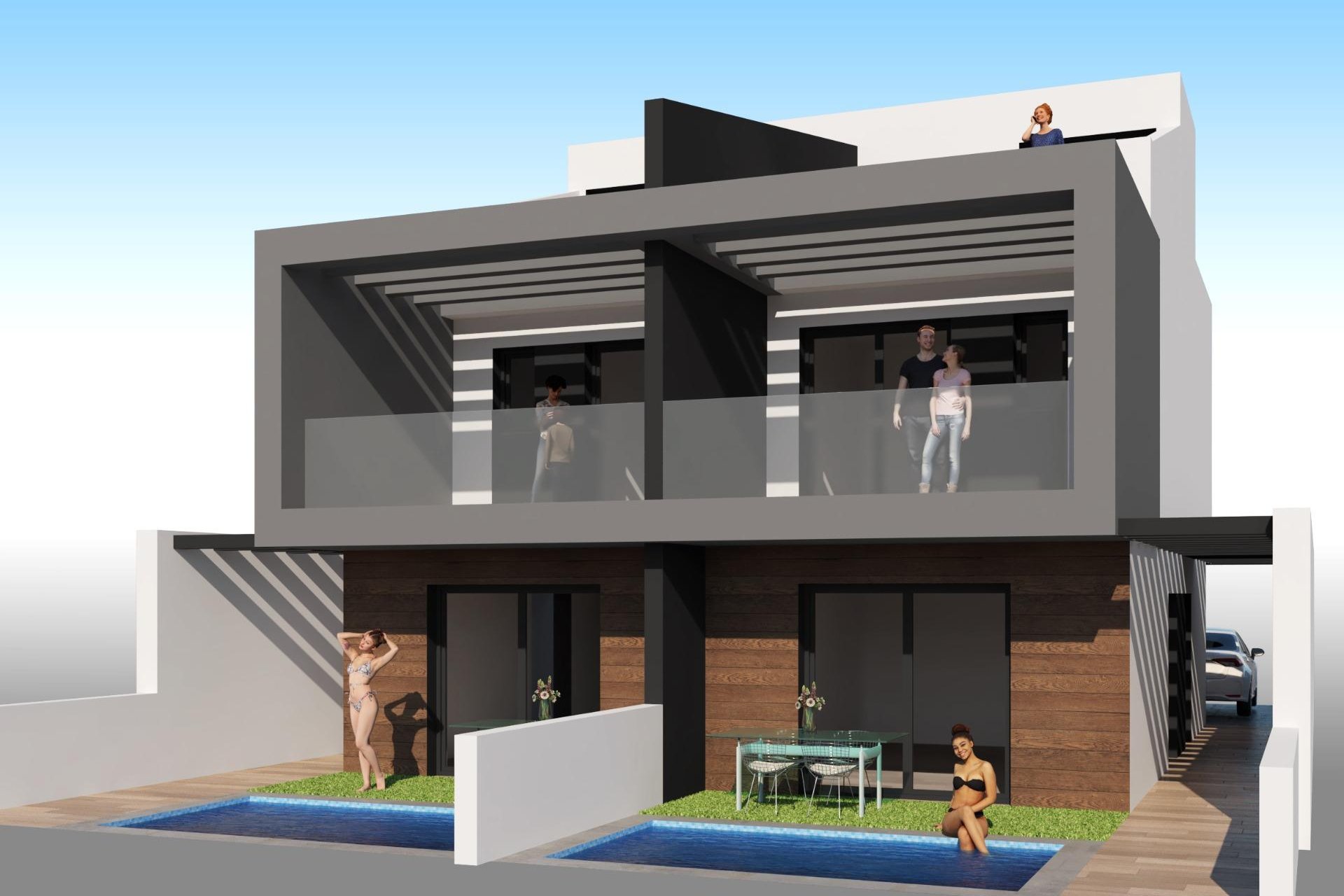 Nieuwbouw  - Villa - San Javier - Santiago De La Ribera