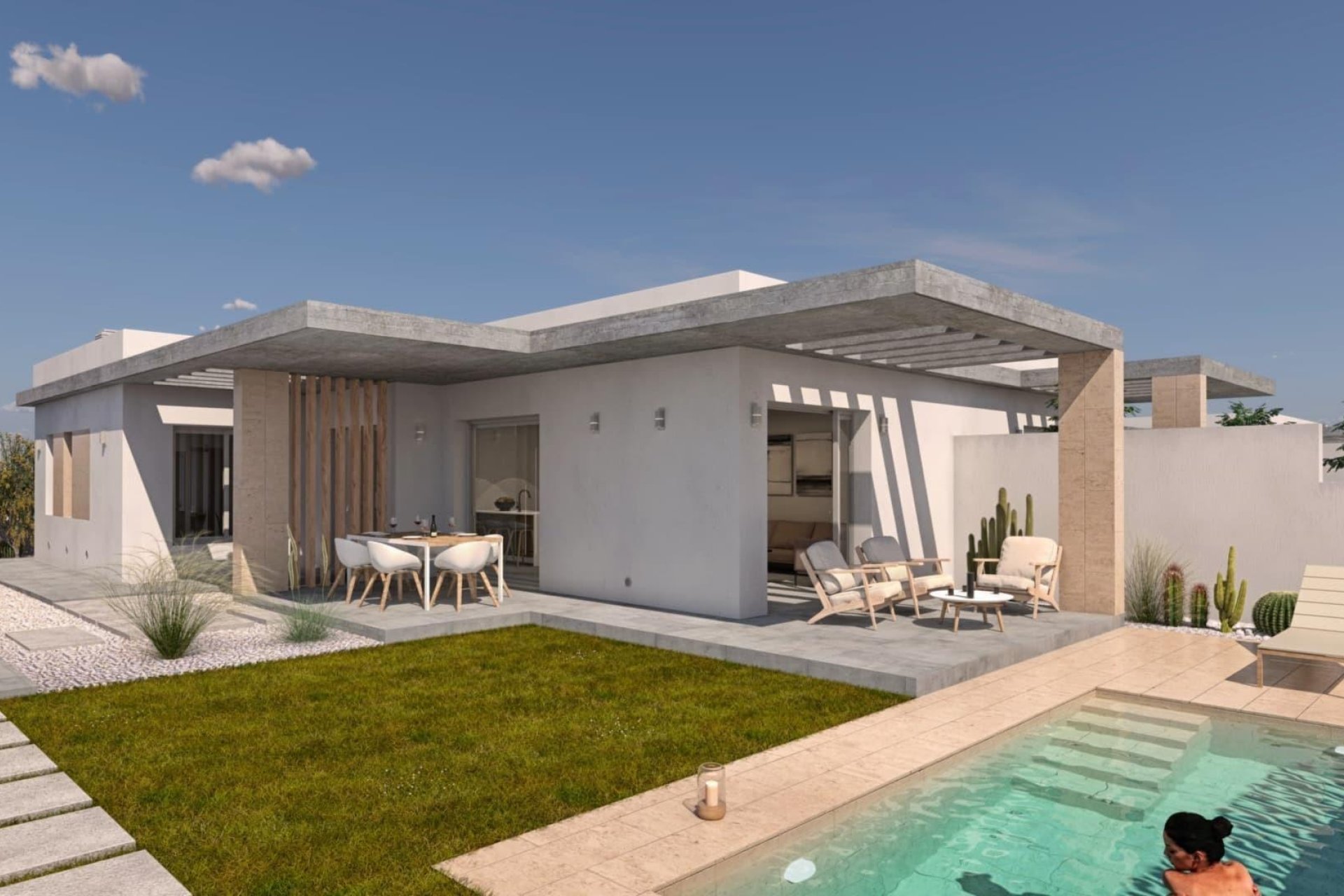 Nieuwbouw  - Villa - Santiago de la Ribera - Santiago De La Ribera