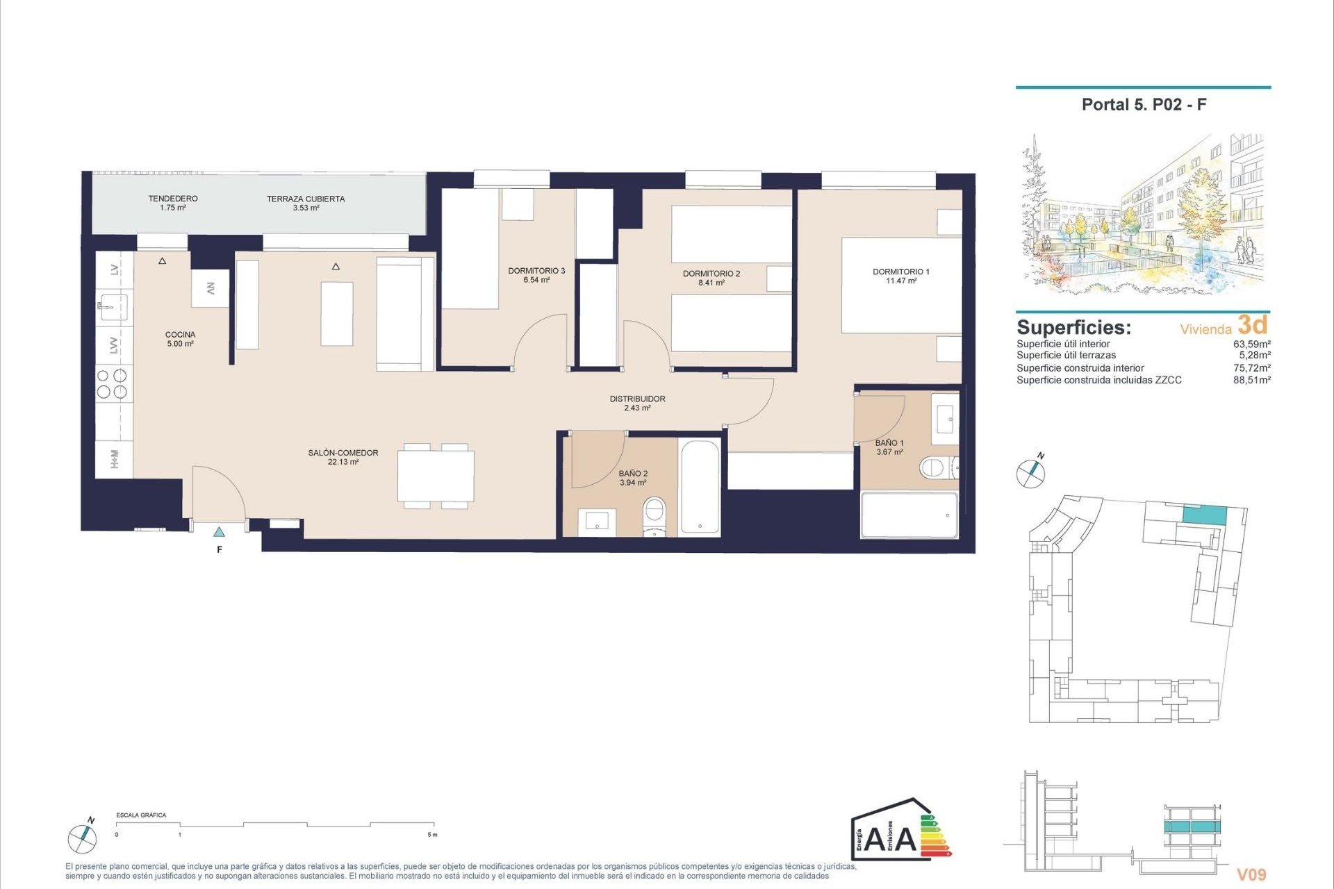 Nouvelle  - Apartment - Alicante - San Agustín