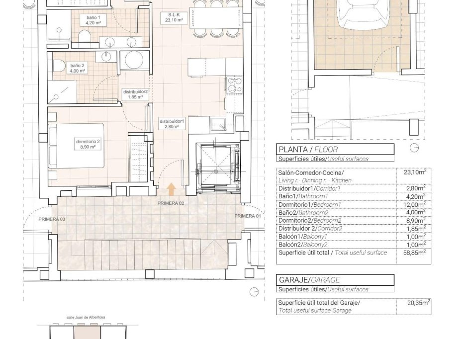 Nouvelle  - Apartment - Hondón de las Nieves - Pueblo