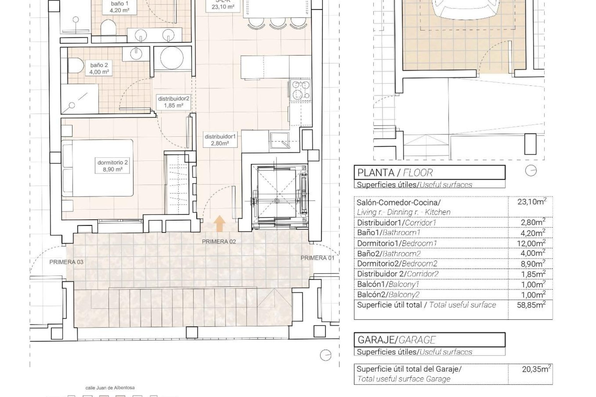 Nouvelle  - Apartment - Hondón de las Nieves - Pueblo