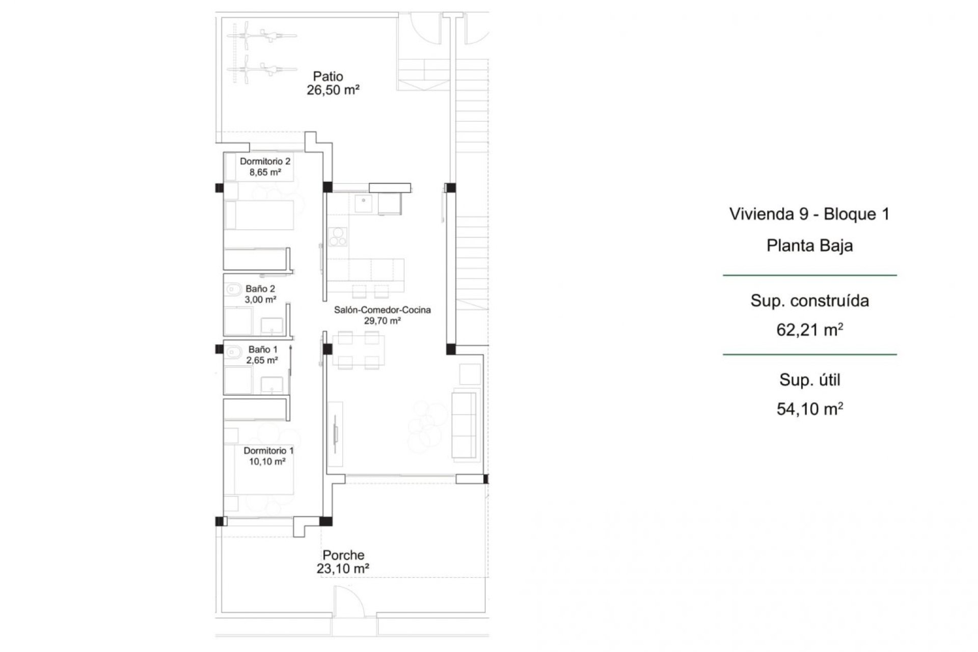 Nouvelle  - Bungalow - Orihuela Costa - PAU 26