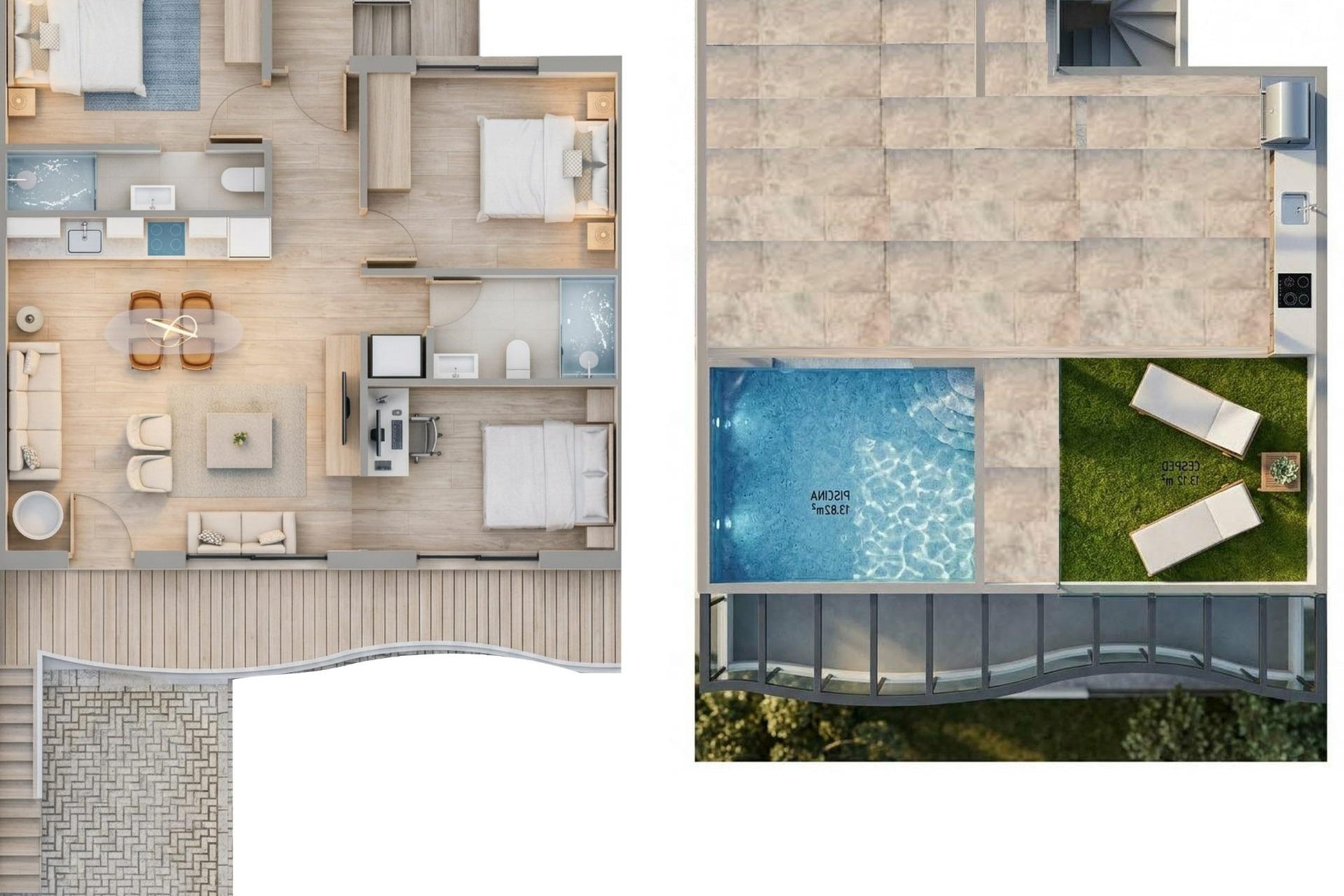 Nouvelle  - Bungalow - Pilar de la Horadada - parques de Andromeda