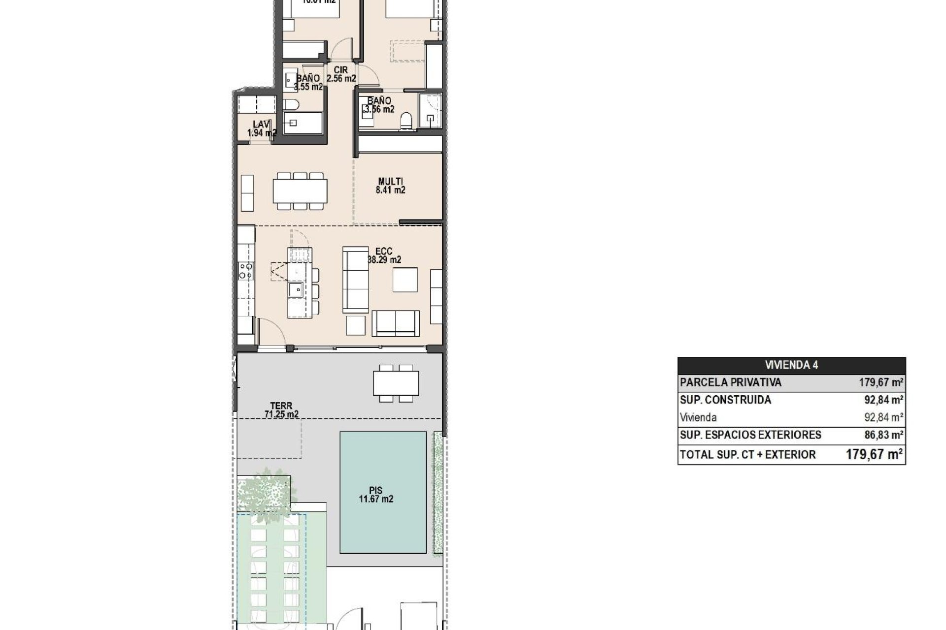Nouvelle  - Bungalow - Pilar de la Horadada - parques de Andromeda
