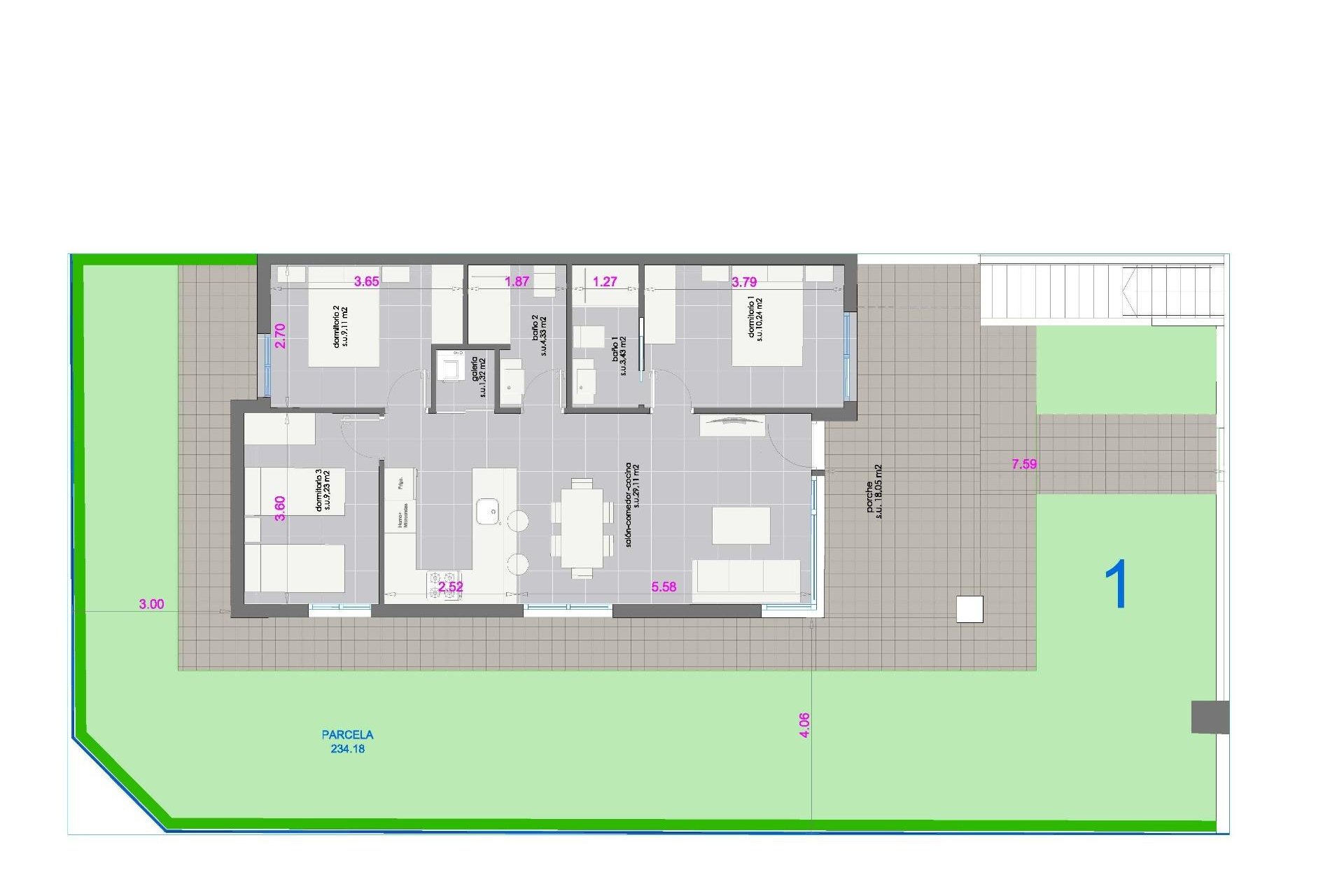 Nouvelle  - Bungalow - Pilar de la Horadada - pueblo