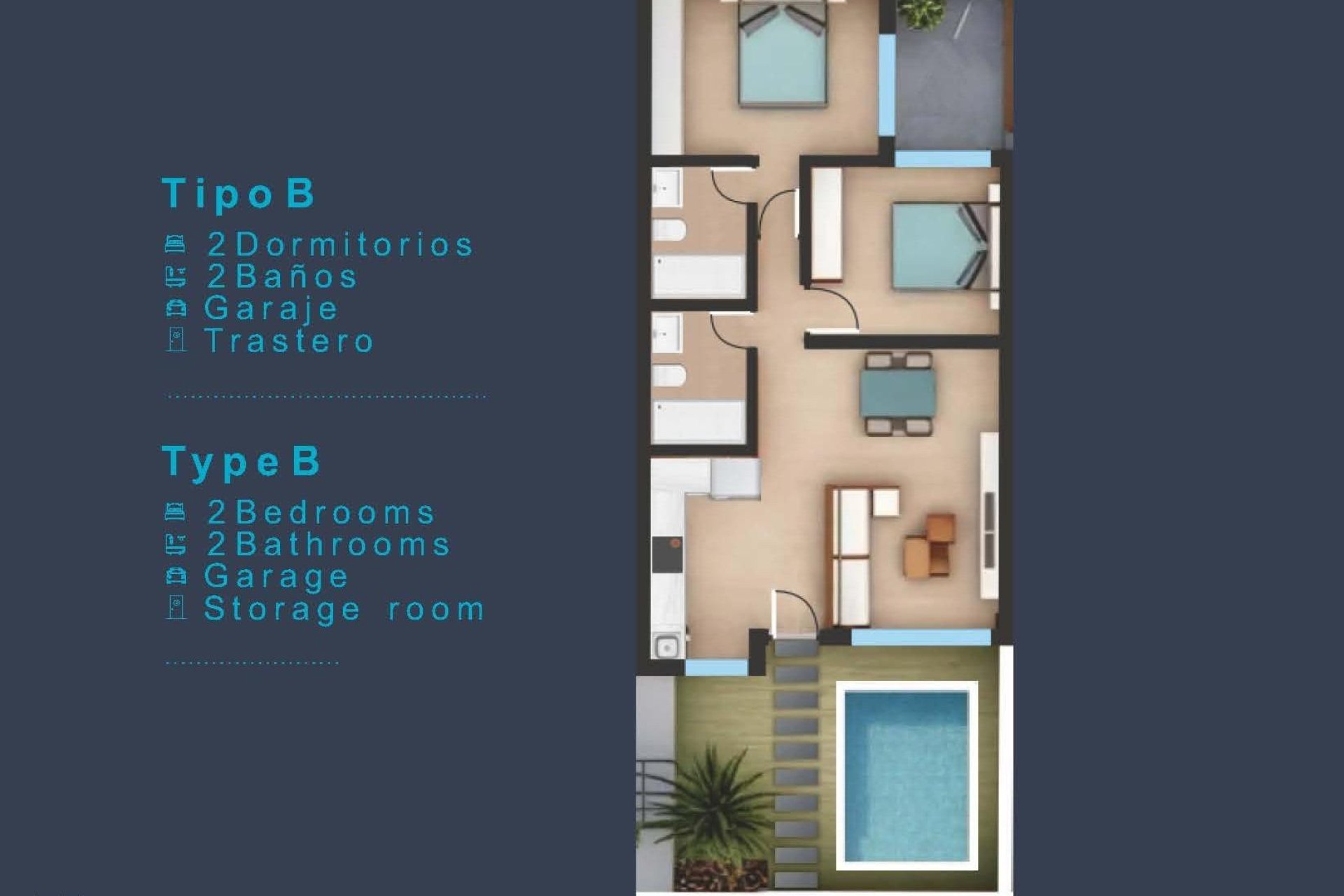 Nouvelle  - Ground Floor Bungalow - San Pedro del Pinatar - Los Pinos