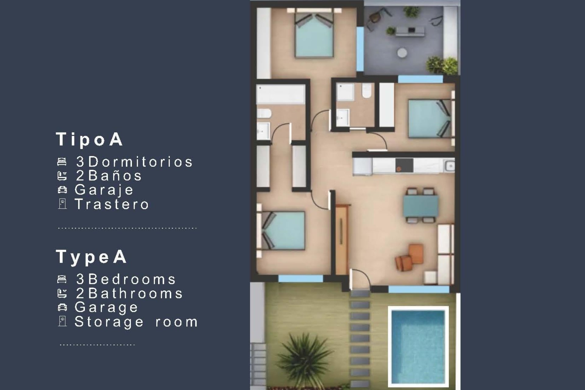 Nouvelle  - Ground Floor Bungalow - San Pedro del Pinatar - Los Pinos