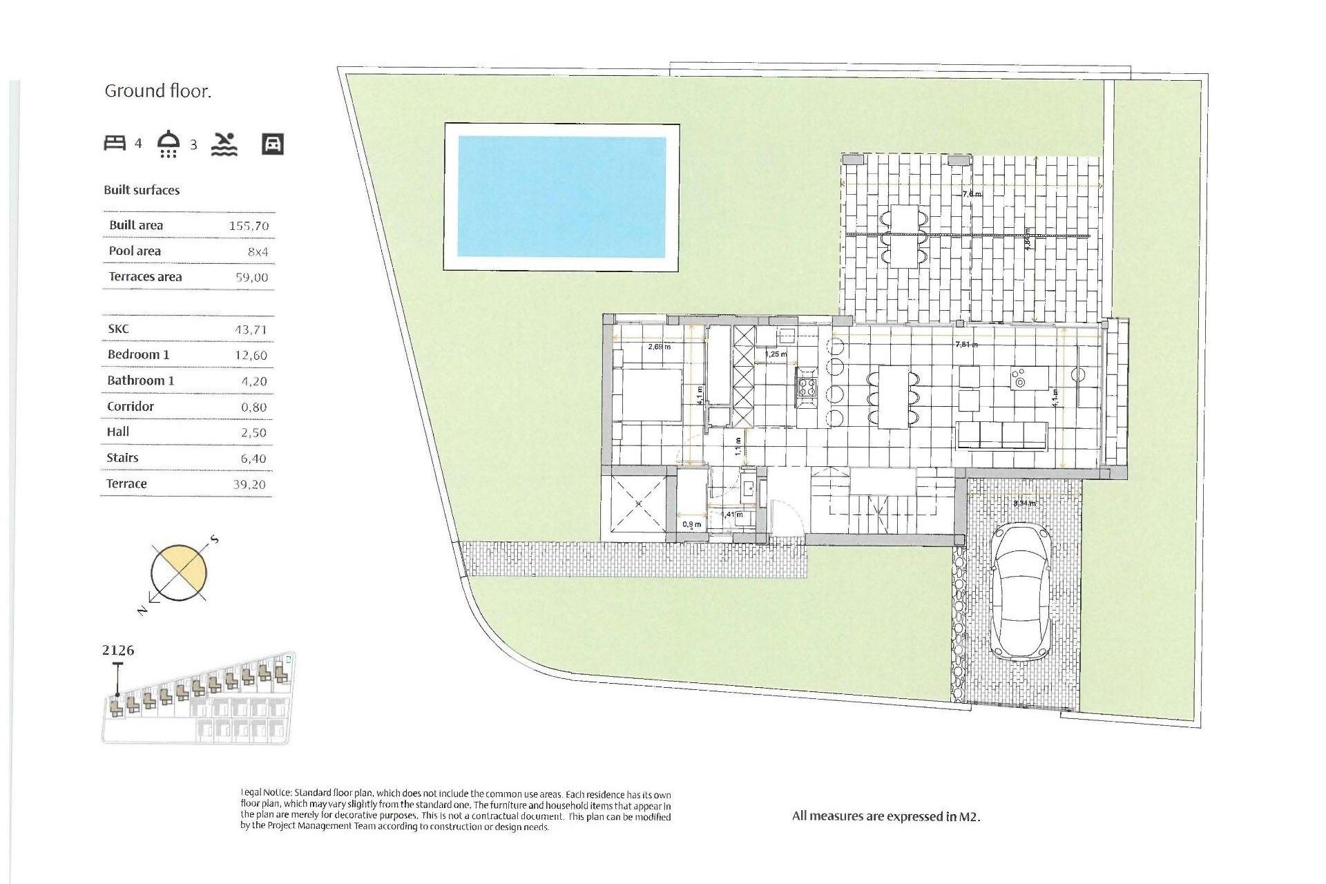 Nouvelle  - Villa - Algorfa - La Finca Golf