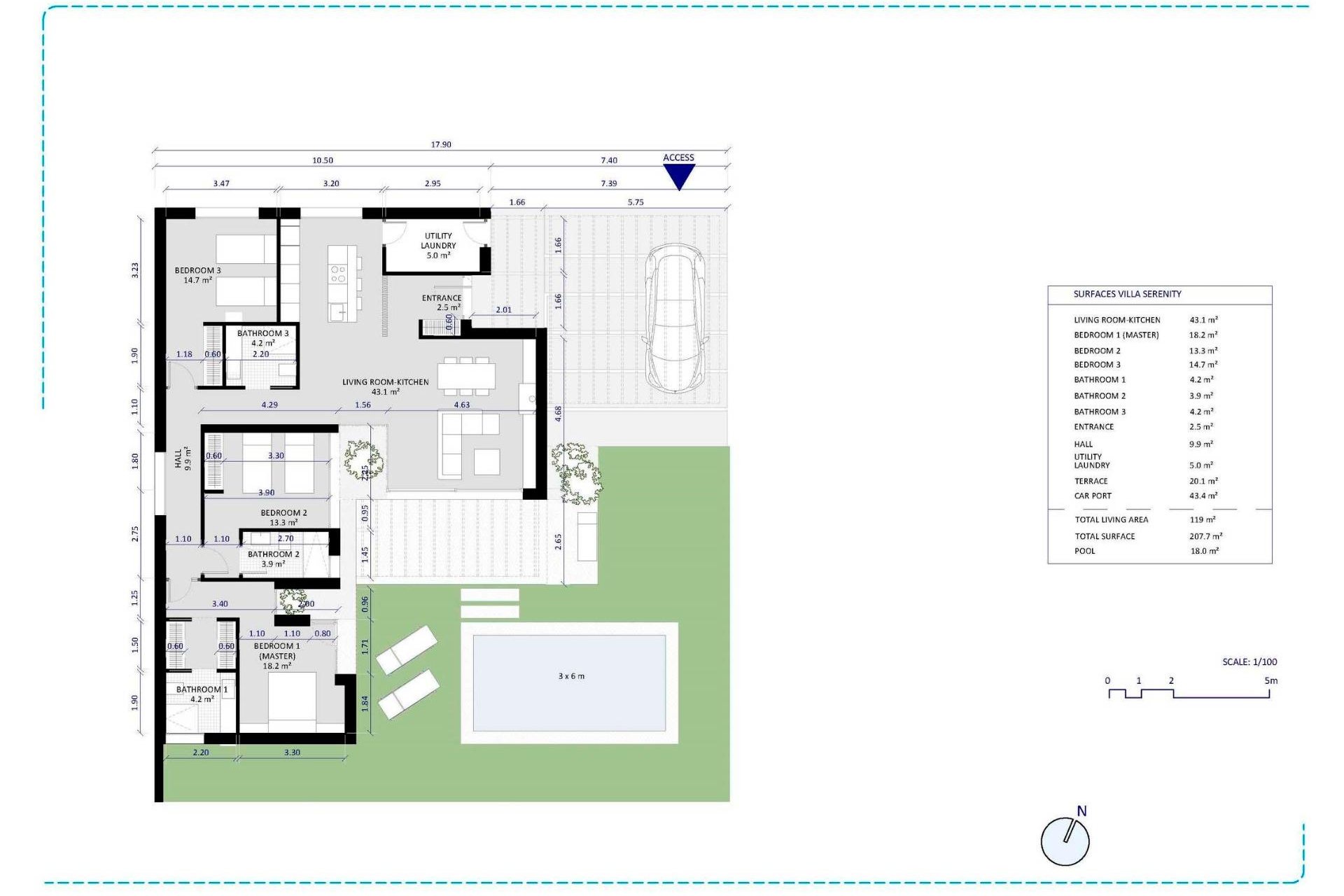 Nouvelle  - Villa - Banos y Mendigo - Altaona Golf