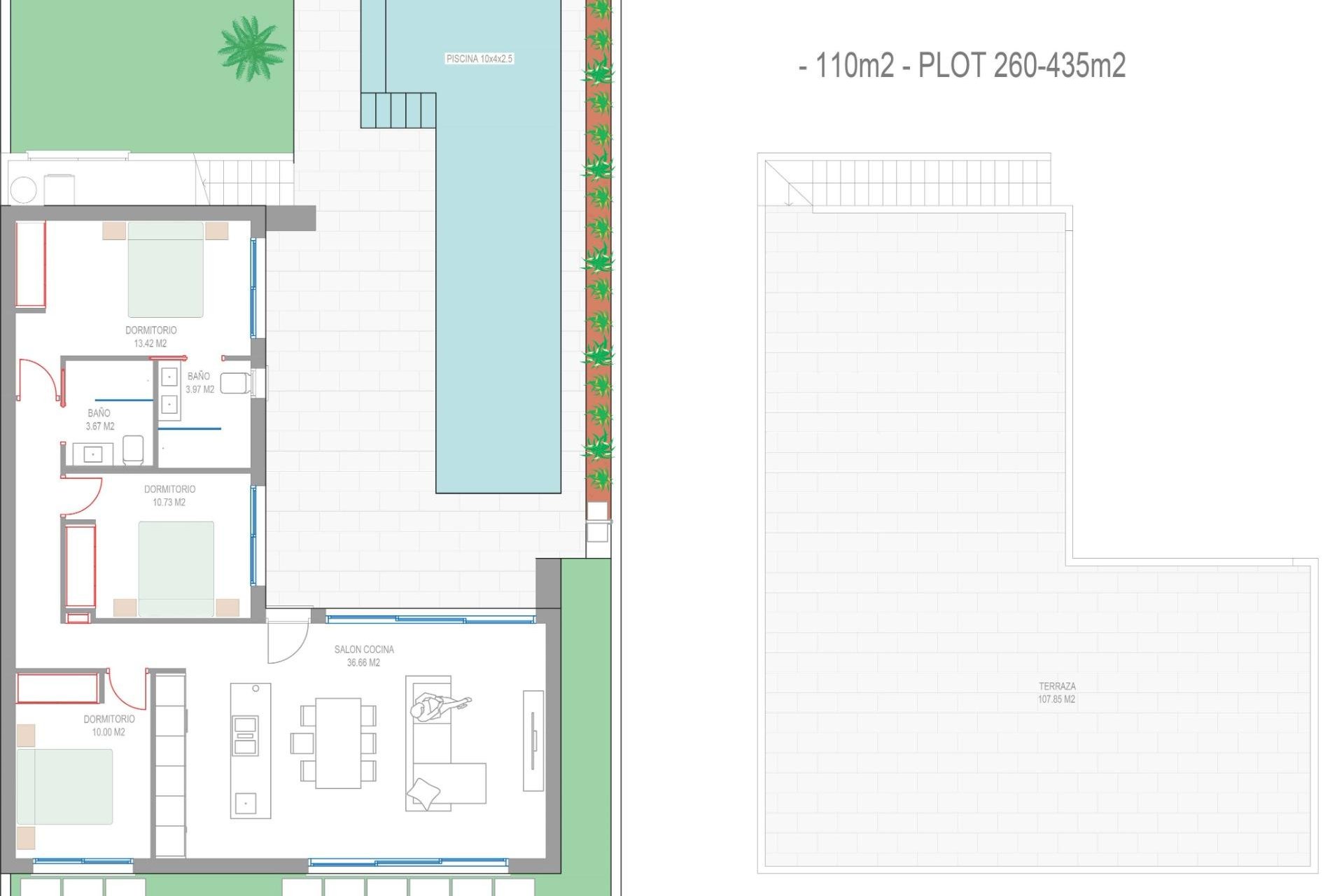 Nouvelle  - Villa - San Javier - Parque del doce