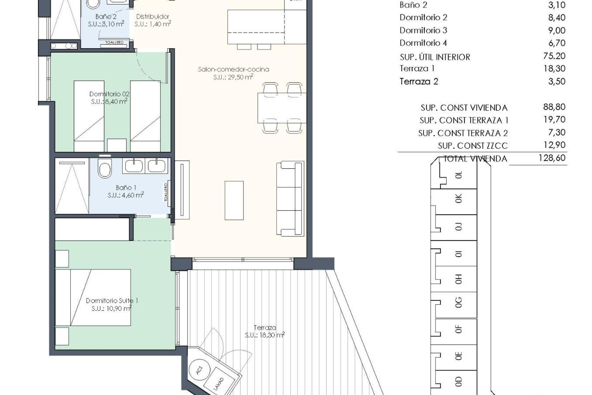 Nybygg - Apartment - Benijofar - Pueblo