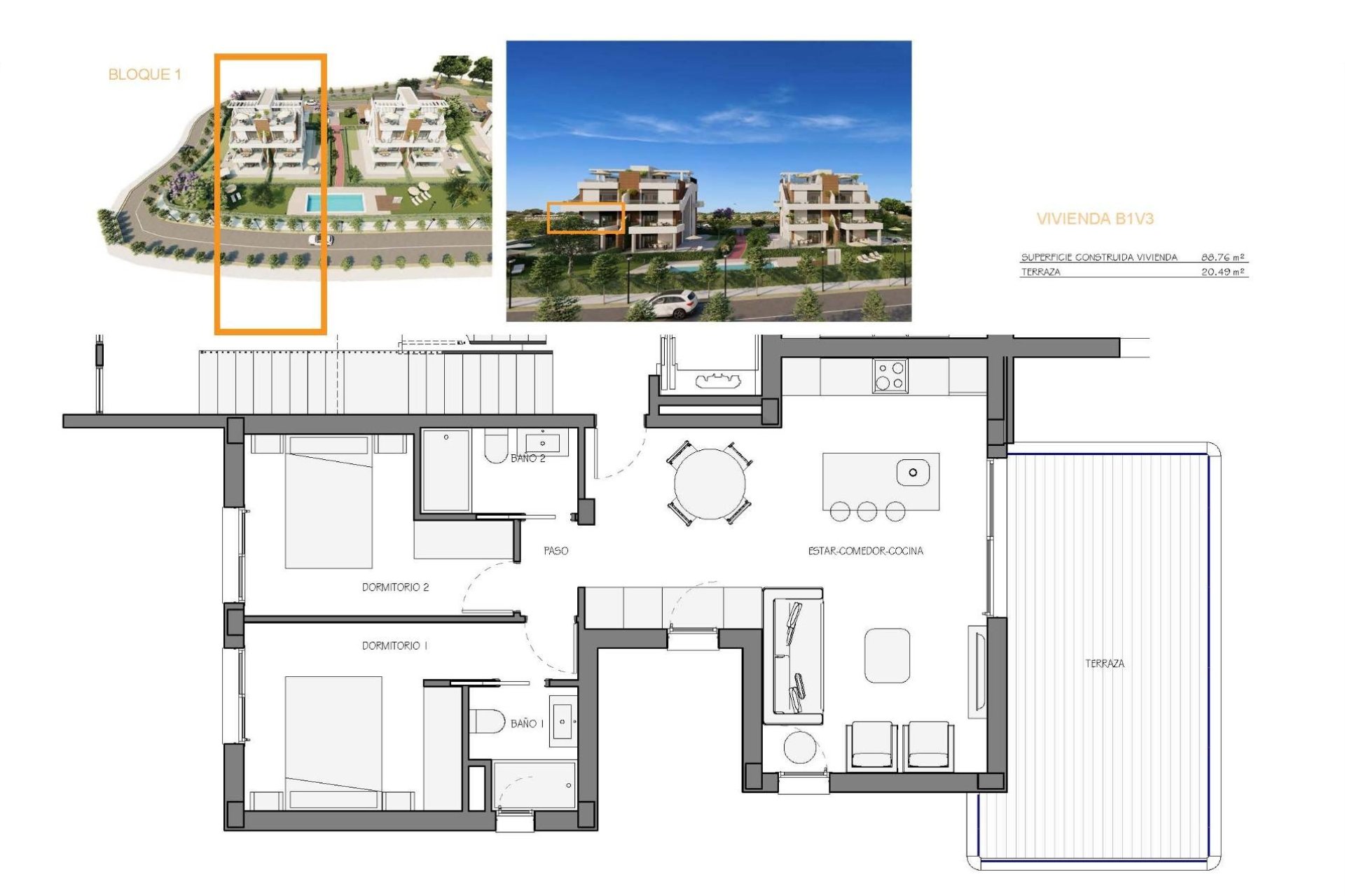 Nybygg - Apartment - Fuente Álamo - Hacienda del Alamo