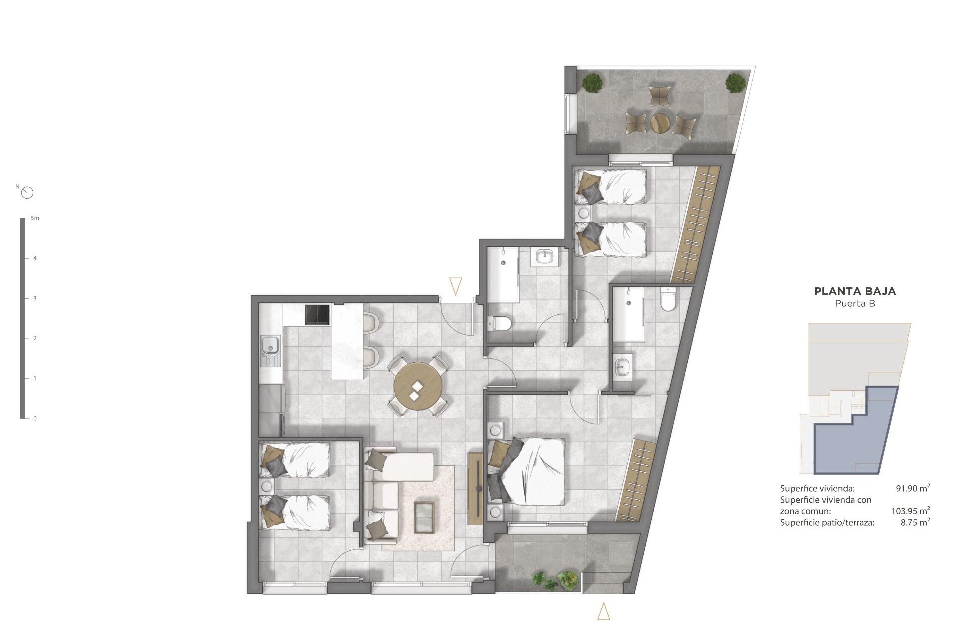 Nybygg - Apartment - Guardamar del Segura - Pueblo