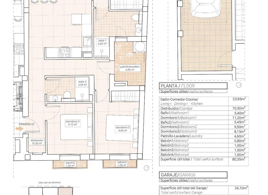 Nybygg - Apartment - Hondón de las Nieves - Pueblo