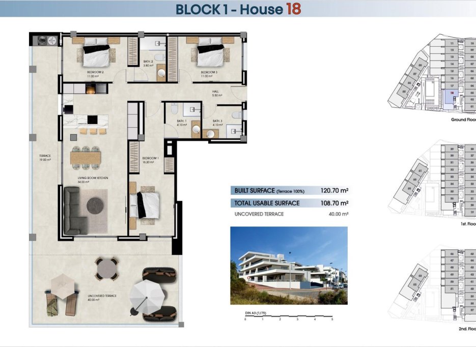 Nybygg - Apartment - La Marina - La Marina del Pinet