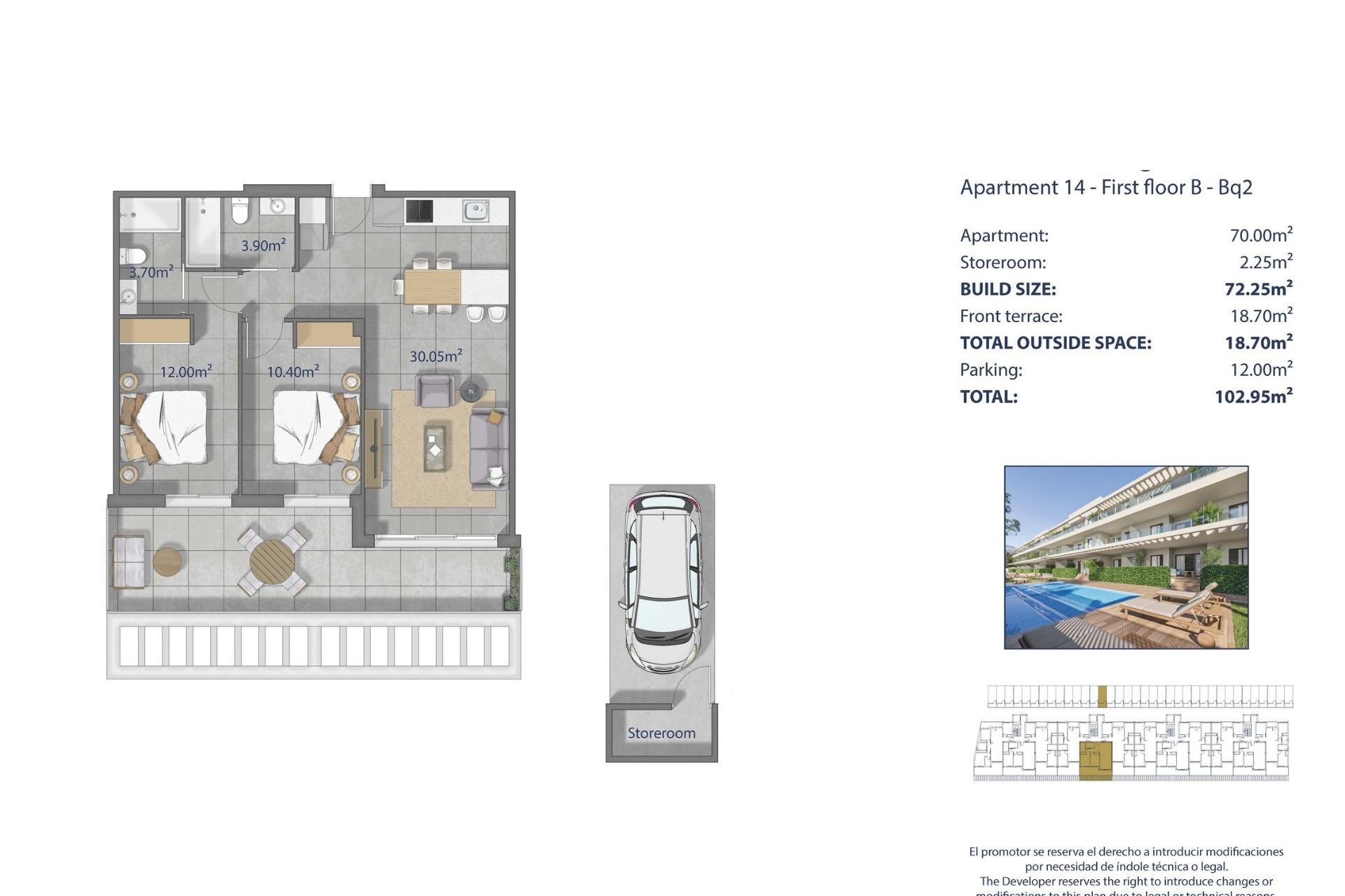 Nybygg - Apartment - Los Alcazares - Los Narejos