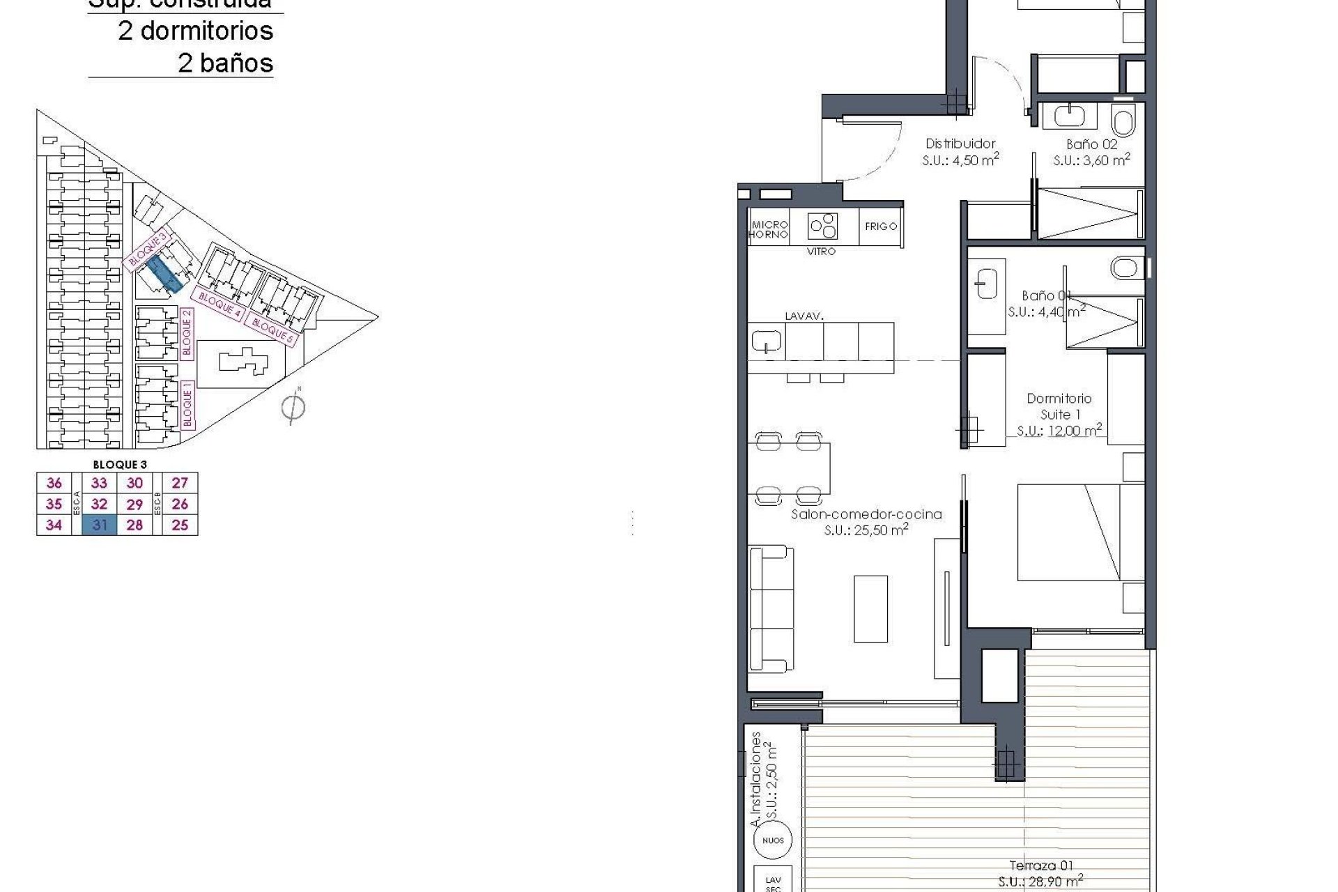 Nybygg - Apartment - Los Alcazares - Serena Golf