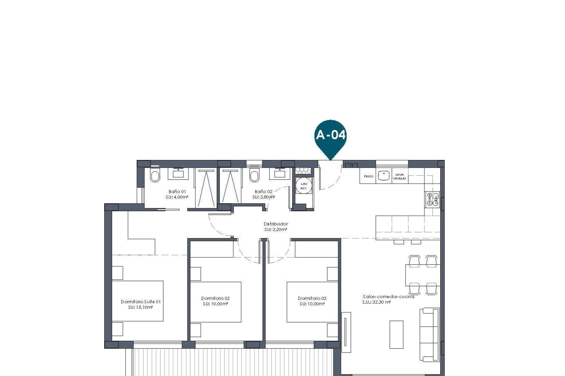 Nybygg - Apartment - Los Alcazares - Serena Golf