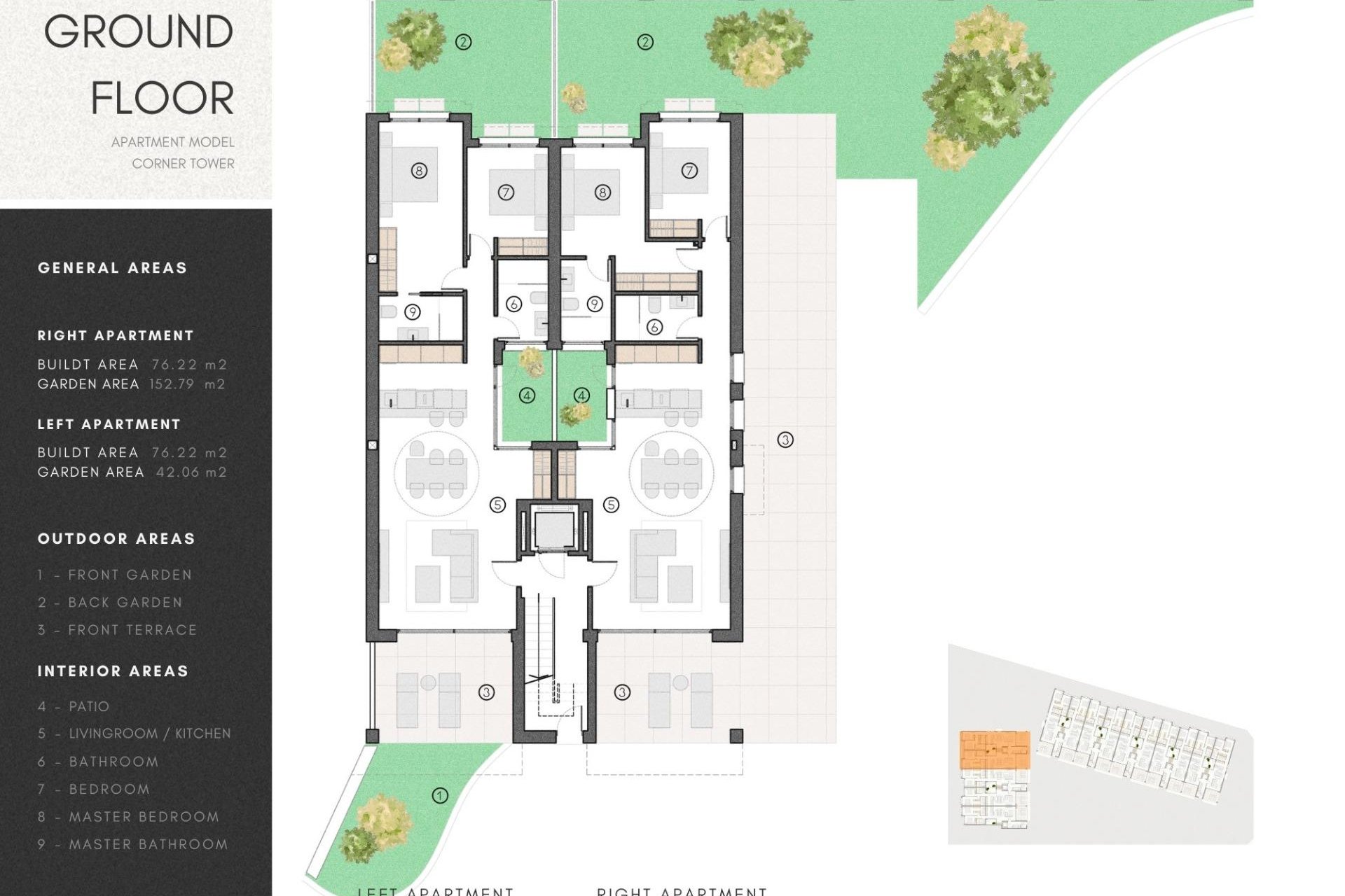 Nybygg - Apartment - Los Alcazares - Serena Golf